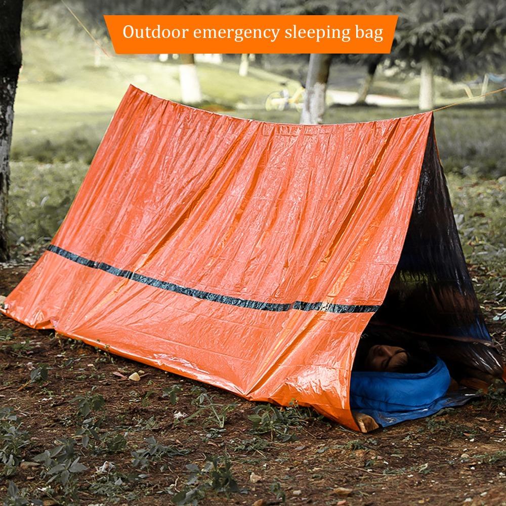 Waterproof Emergency Tent Tear Resistant Emergency Shelter Durable Survival Tent Camping