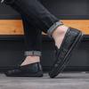 Doudou shoes men's driving one pedal men's shoes soft-soled casual leather shoes men's shoes
