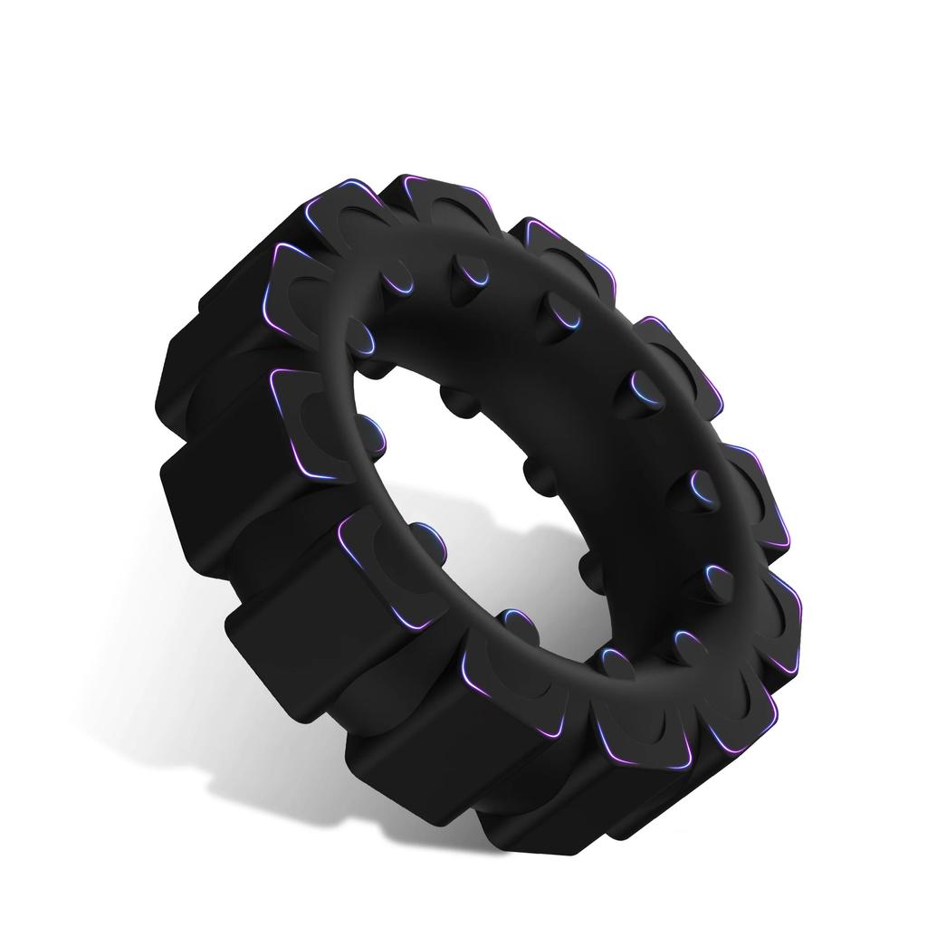 BDSM Sex Toy Tvar pneumatiky Penis Ring Retardovaná ejakulace erekční kroužky 3-barevné semeno pojistné kroužky Odložené erotické hračky pro dospělé Muži Gay