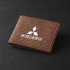 Car Driver License Cover Leather Auto Driving Documents Case Credit Card Holder For Mitsubishi Eclipse Outlander ASX Colt