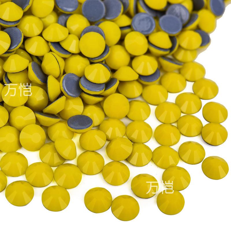 Imitation Austrian Diamond, Even Surface Hot Melt Adhesive Hot Diamond Ab Color Crystal Glass Diy Clothing Rhinestone Decoration