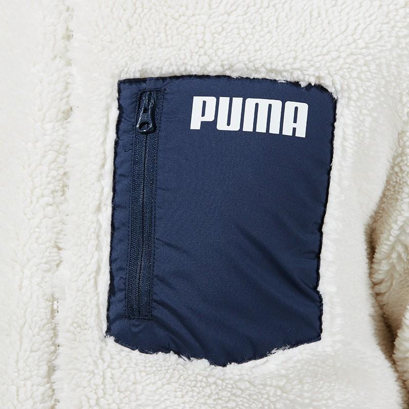 Puma Jackets Unisex White Stand Collar Moderate Other 535053-93