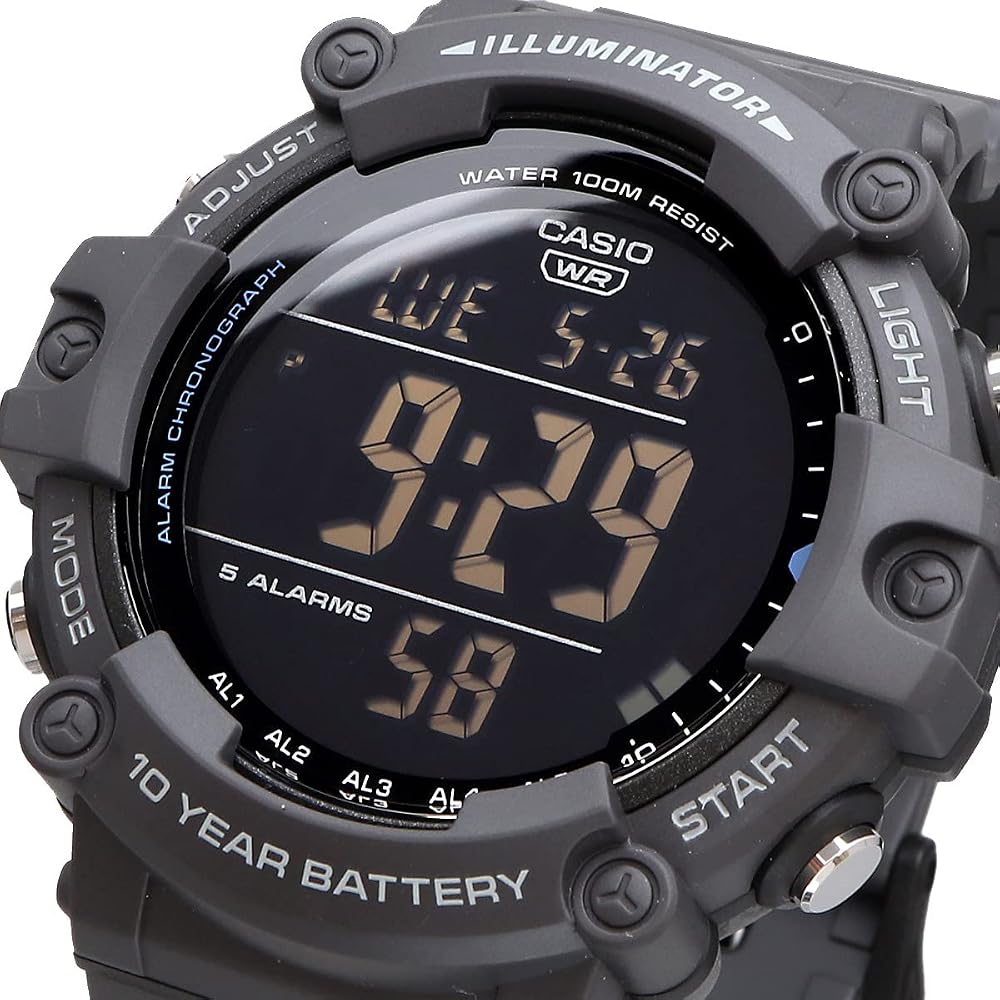 [Casio] CASIO Standard Digital Watch AE-1500WH-8BV Men's Cheap Casio "Chipkasi" Dark Gray Interna...