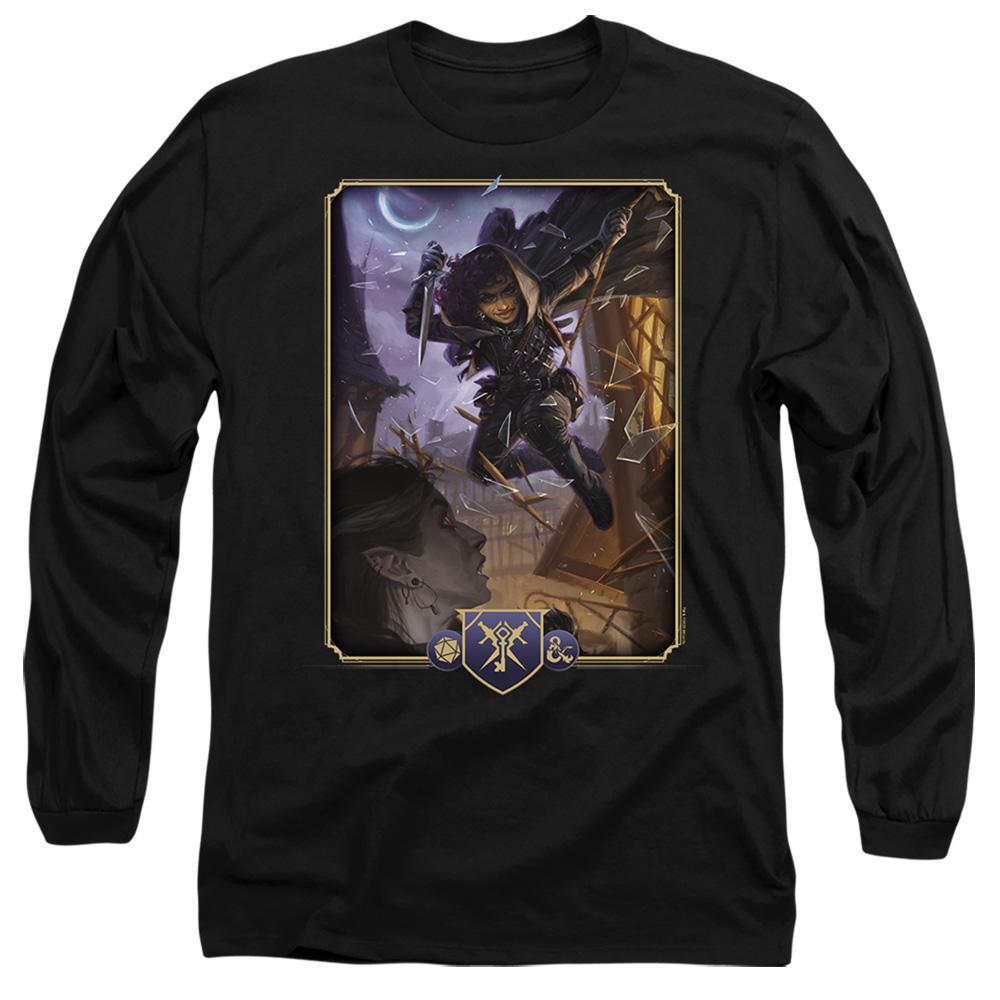 Dungeons & Dragons Mens 2024 Rogue Key Art Long-Sleeved T-Shirt