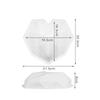 Herzförmige Silikon-Kuchenform, Silikon-Backform für Gebäck, 3D-Diamant-Herzform, Kuchen, Mousse, Schokolade, Silikon-Gebäckformen