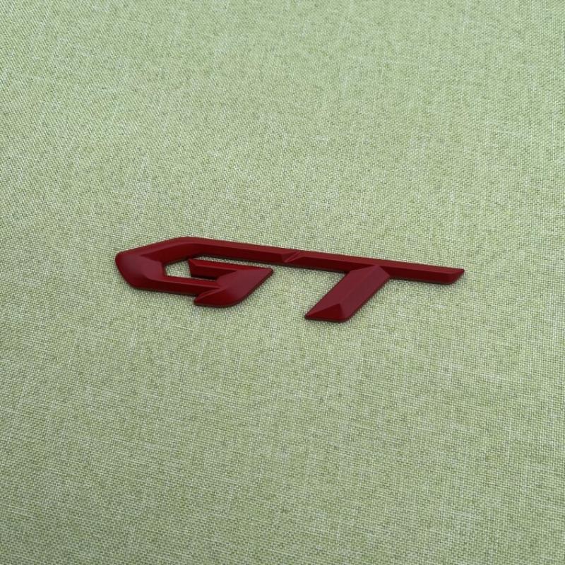 Auto 3D importierte Version GT aufgewertet und modifiziert Metall-Autologo, Kotflügel Karosserie Dekorationsaufkleber, Seitenaufkleber, Heckaufkleber