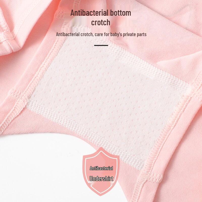 LANGSHA Girls' Antibacterial Cotton Boxer Briefs 4-Pack