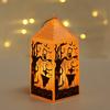 Halloween Pumpkin Lamp Decorations Kids Party Favors Plastic Ornaments Witch Skeleton Scarecrow Props