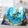 Pokem-Squirtles Decorative Blanket School Bedroom Decoration Fluffy Soft Blankets for Bed Bedspread the Sofa Throw Warm Winter89
