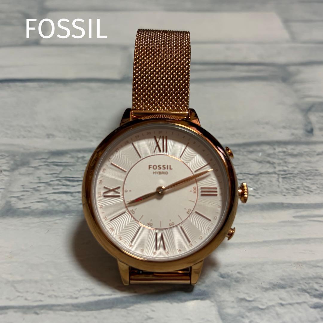 Used FOSSIL Watch Hybrid Smart Watch Rose Gold