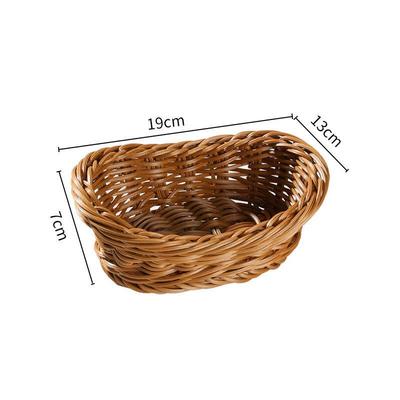 Rattan Geflochtener Barrenförmiger Aufbewahrungskorb