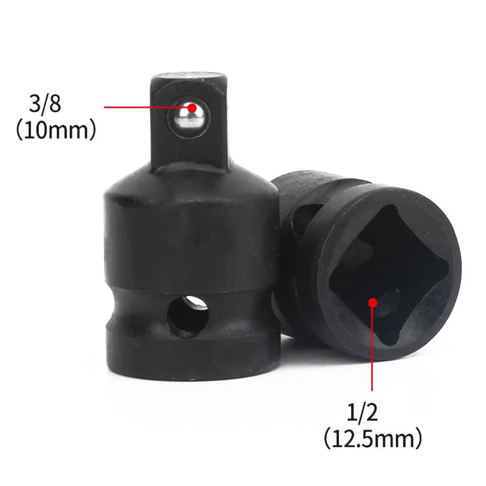 Robust Steel Sleeve Adapter 1/2 Inch Female To 3/8 Inch Male Drive for Reliable Power Transmission In Manual Tool Applications