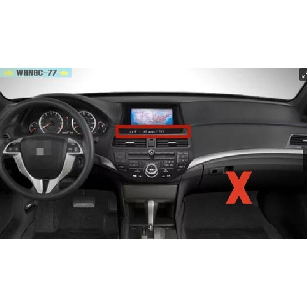 Car Stereo Radio Fascia Panel Frame Trim Dash Kit Fit For Honda Accord 2008-2012