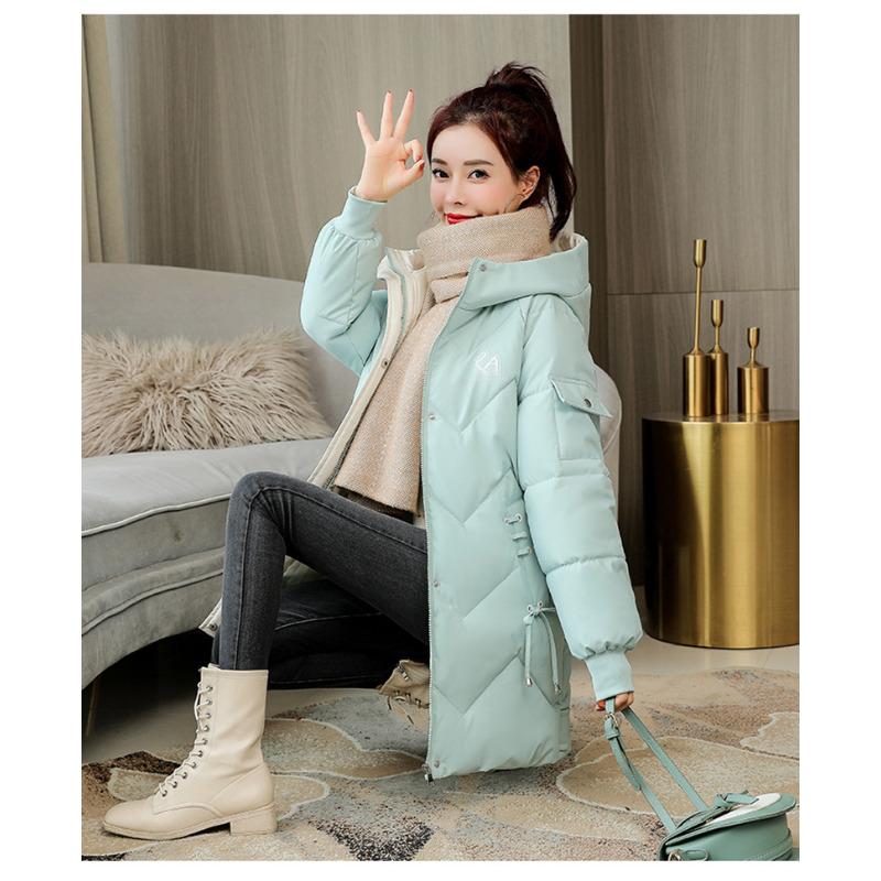 Large Size Cotton-padded Clothes, Long Loose and Thickened Cotton-padded Jackets in Winter.