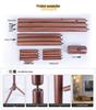 Solid Wood Clothes Rack for Living Room & Bedroom