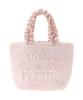 Maison De FLEUR Memorial Fur Pearl Frill Handle Tote Bag, Pink, 8A43F0J5100