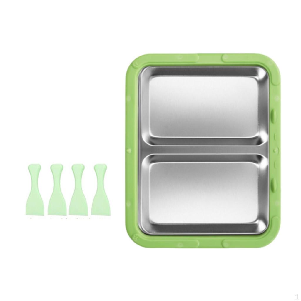 Ice Cream Maker Yogurt Rolls Tray Homemade Easy to Clean Fun Parent Child Activities DIY Versatile