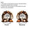 Halloween 2D Flat Acrylic Sign Cute Ghost Pumpkin Wreath Table Stand Decoration for Halloween Tiered Tray Home Office Decor