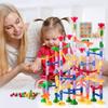 Interaktives Bauspielzeug Transformierbare Kugelbahn Murmelbahn Labyrinth Bauset für Kinder
