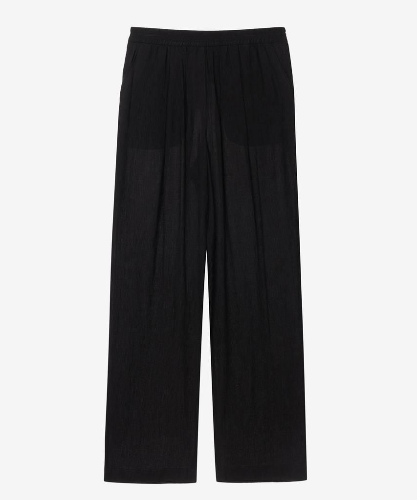 MIND BRIDGE WOMEN [W] Wide Pleated Fabric Full Elastic Waist Pants Mypt3216