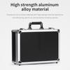 Aluminum Alloy Case Aluminium Alloy Toolbox with Handle Portable Storage Case Foam Filled Shockproof Tool Case Tools Organizer B