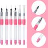C-Convenient-Pink Watercolor Brush Set, 6 Nylon Fountain Pens For Professional Calligraphy Art Supplies