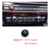 Console Dash Air Conditioner Buttons Key Caps Replacement For BMW 5 6 7 Series X5 X6 F10 F18 F06 F12 F01 F02 F15 F16 520 523