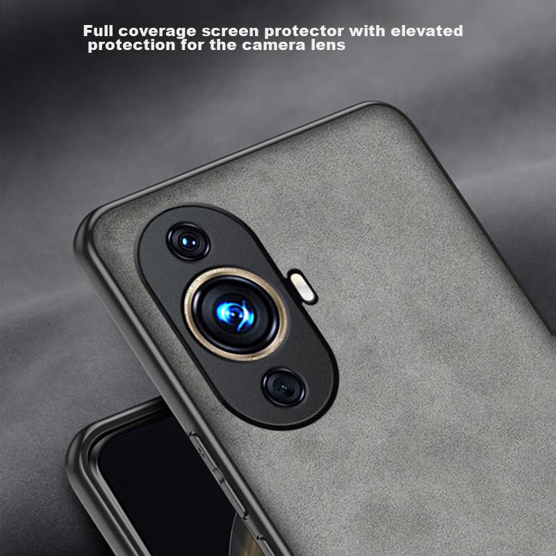 Phone Case for Huawei Nova 11 And Nova 12 Active Edition, Full Lens Protection, Silicone Soft Edge, Shockproof, Ultra-Thin, Quiet Black