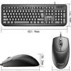 Founder F8106 Wired Keyboard and Mouse Combo