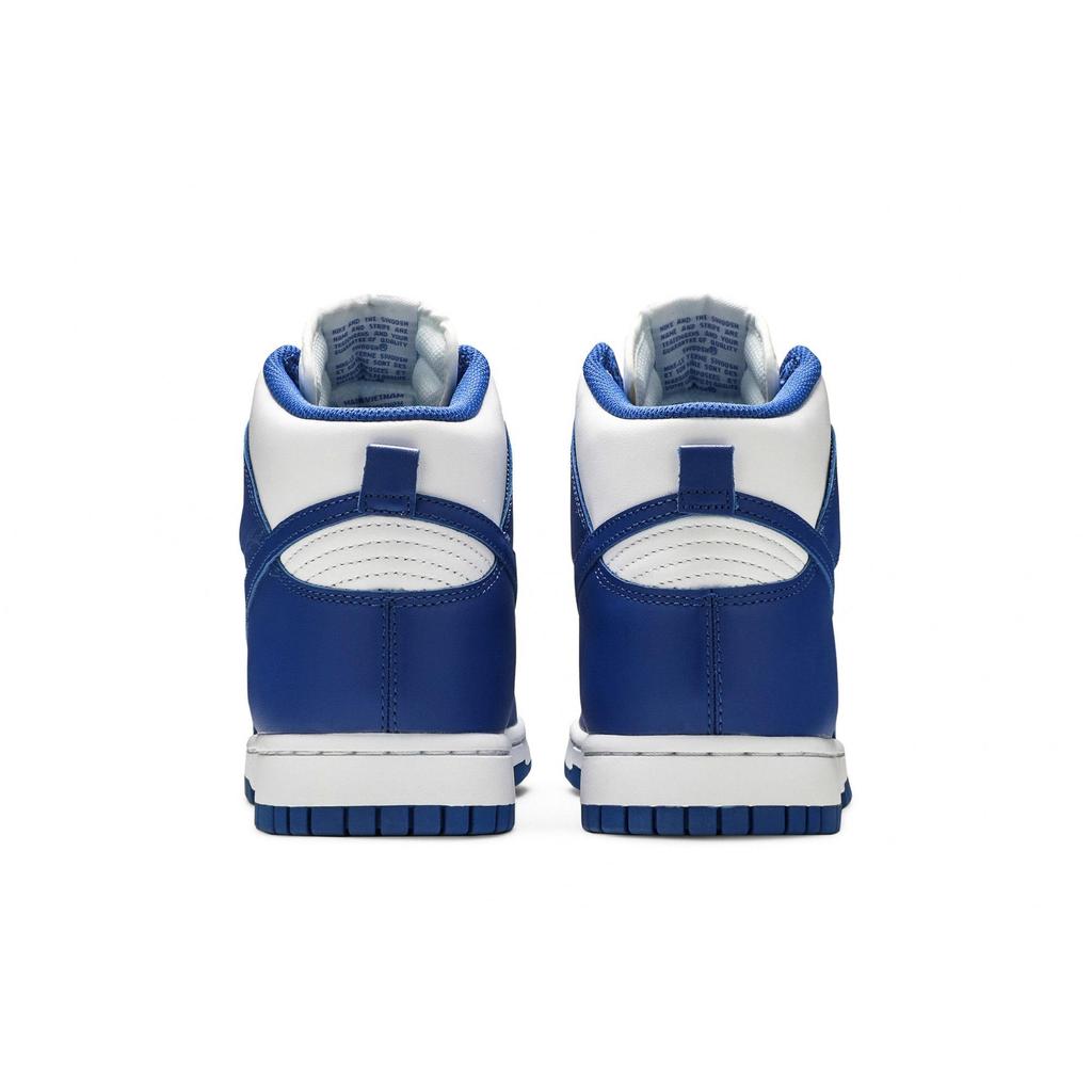 Nike Dunk High 'Kentucky' 2021 (Unisex) White / Game Royal / Total Orange Skateboard Shoes DD1399 102