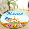 Personalized F-Flim Flim Round Chair Office Rug - Perfect for Mat, Office Chair & More - Ideal Gift for Birthdays and Holidays
