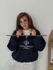 Autumn Women's Versatile Hip-Hop Style Thickened Lapel Zipper Hoodie