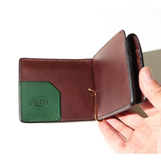 ROTAR Ro Money rt1739003 FREE Blue Clip/Short Wallet/Leather