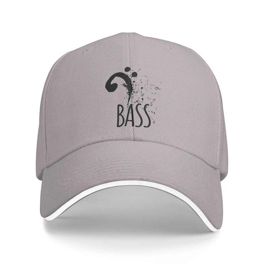 Bass Clef Music Logo Baseball Cap Notes Abstract Unisex Adult Custom DIY Hip Hop Hats Summer Classic Kpop Rock High Quality Caps