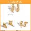Orecchini Geometrici in Zirconia Light Luxury per Donna Con Perno in Acciaio Inossidabile Per Gioielli alla Moda