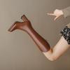 Fashion Night Club Platform Women Knee High Boots Sexy Thick High Heels Pointed Toe Shoes Modern Long Botas Para Mujer