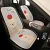 Cute Apple Dog Cartoon Women's Car Seat Cushion Universal Four Seasons Breathable Comfortable Seat Covers