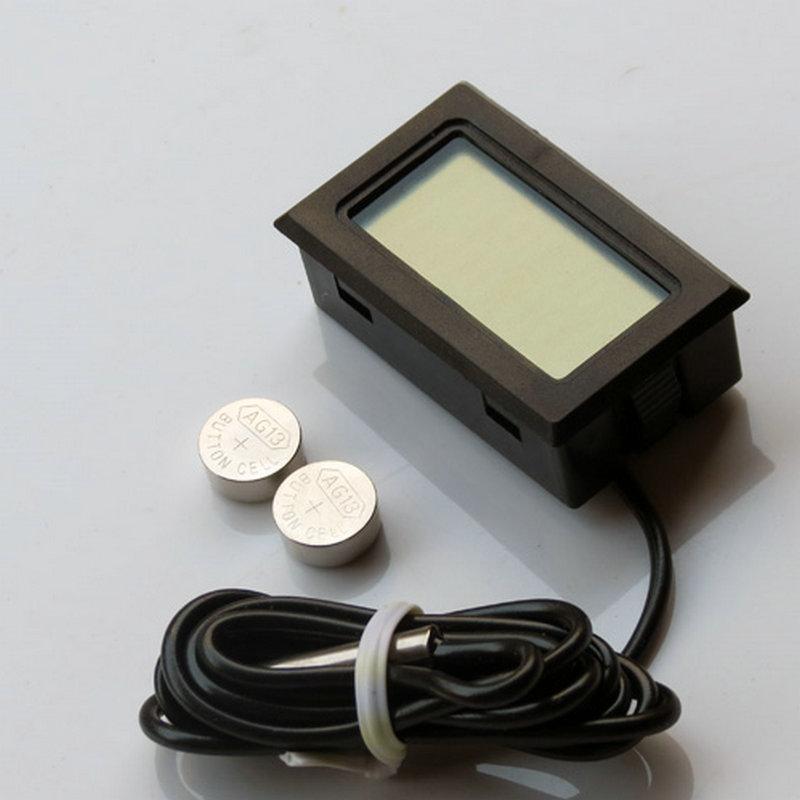 Car Digital Thermometer Mini LCD Temperature Indoor Outdoor Aquarium Temperature Tester Monitor Embedded Temperature Sensor