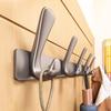 No-Drill Wall & Door Clothes Hook/Rack for Entryway