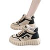 High-top shoes spring new soft-soled sports with skirt muffin thick baseplate shoes
