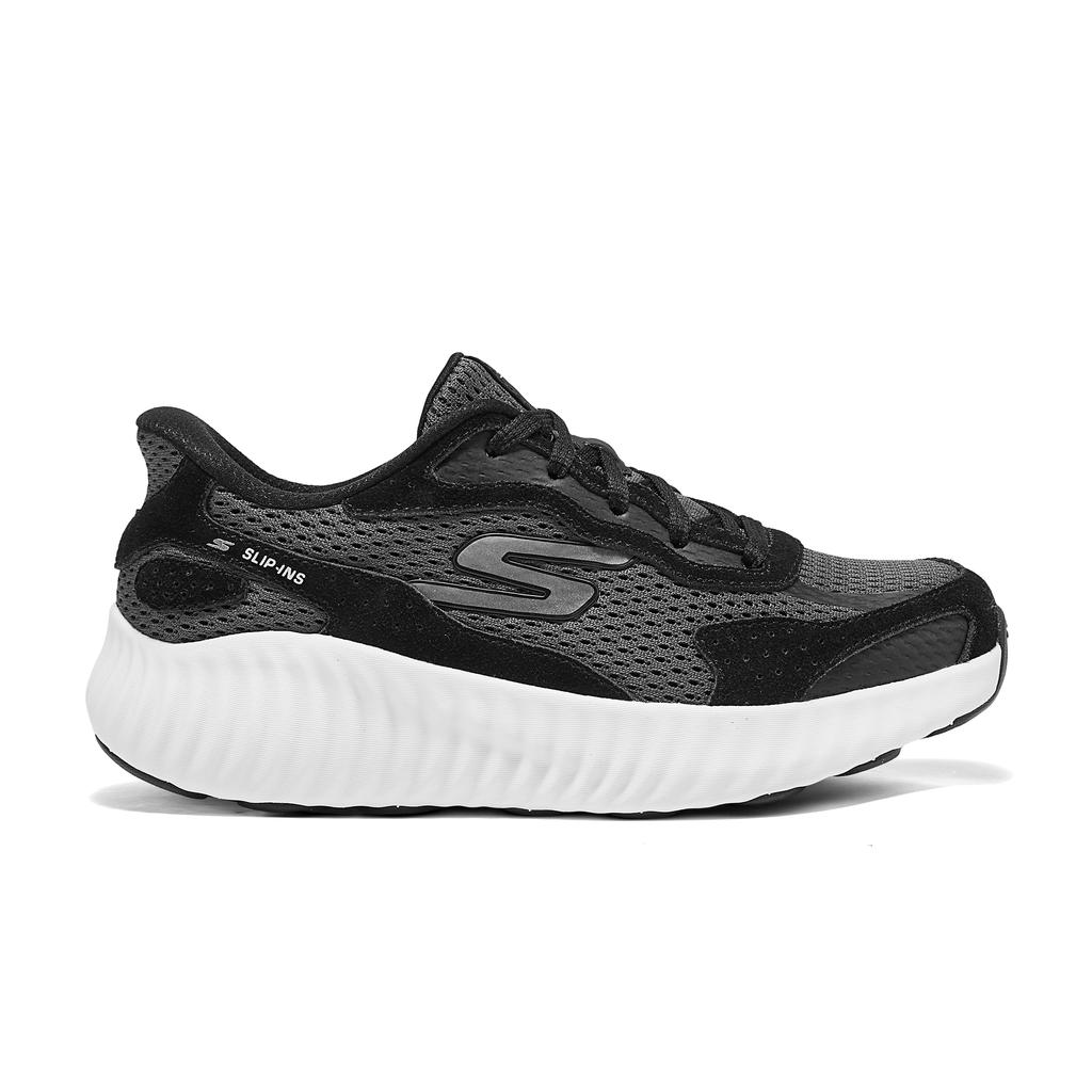 Skechers Serie Go Scarpe da Corsa Basse Comode Morbide Resistenti Sneakers Donna Nere 128647-BKGY