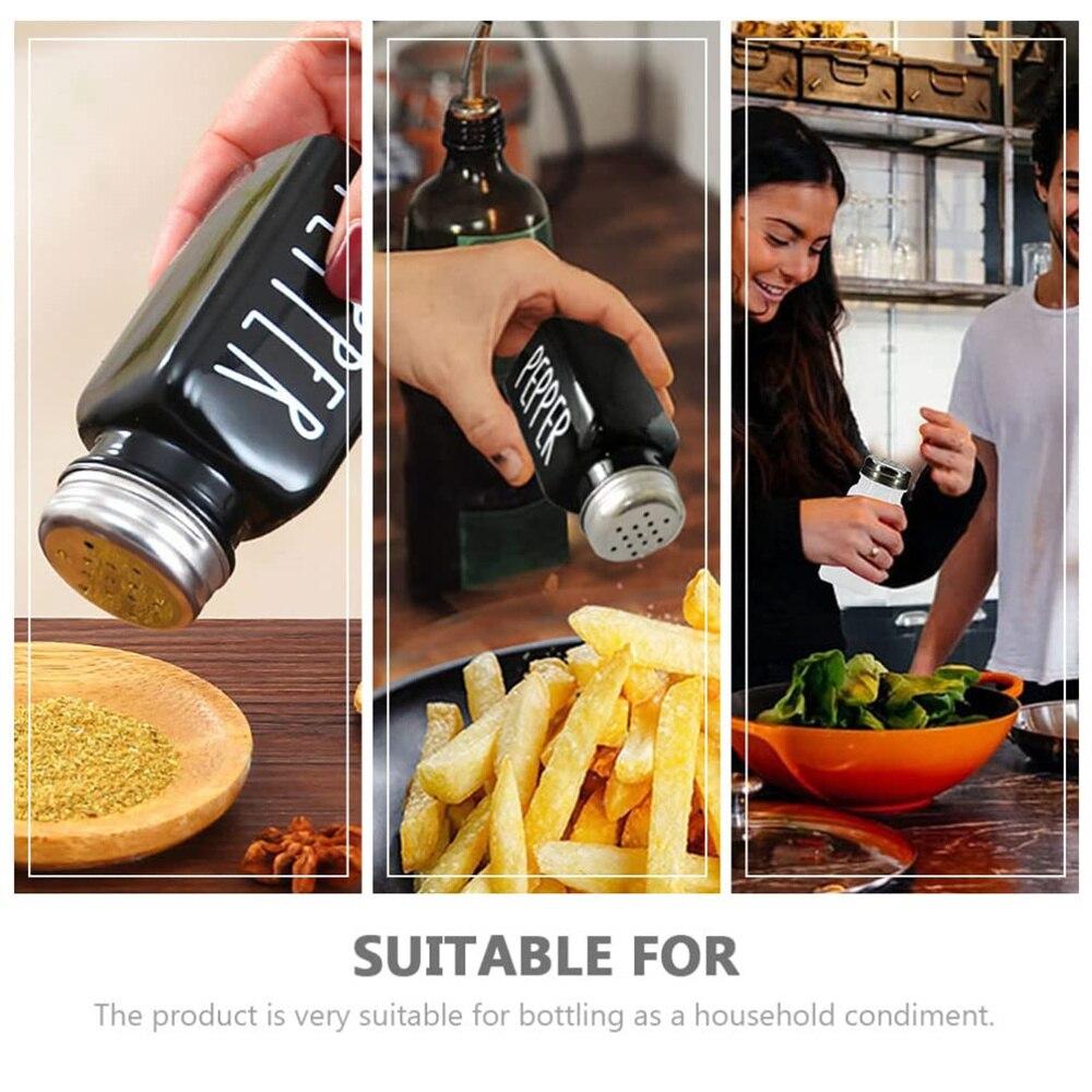 Skleněné lahvičky Solnička Pepřenka Nádoba na koření Dávkovač koření pro domácí kuchyni restauraci