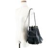 Tolle J&M Davidson Umhängetasche Carnival Fringe schwarzes Leder Damen Gebraucht
