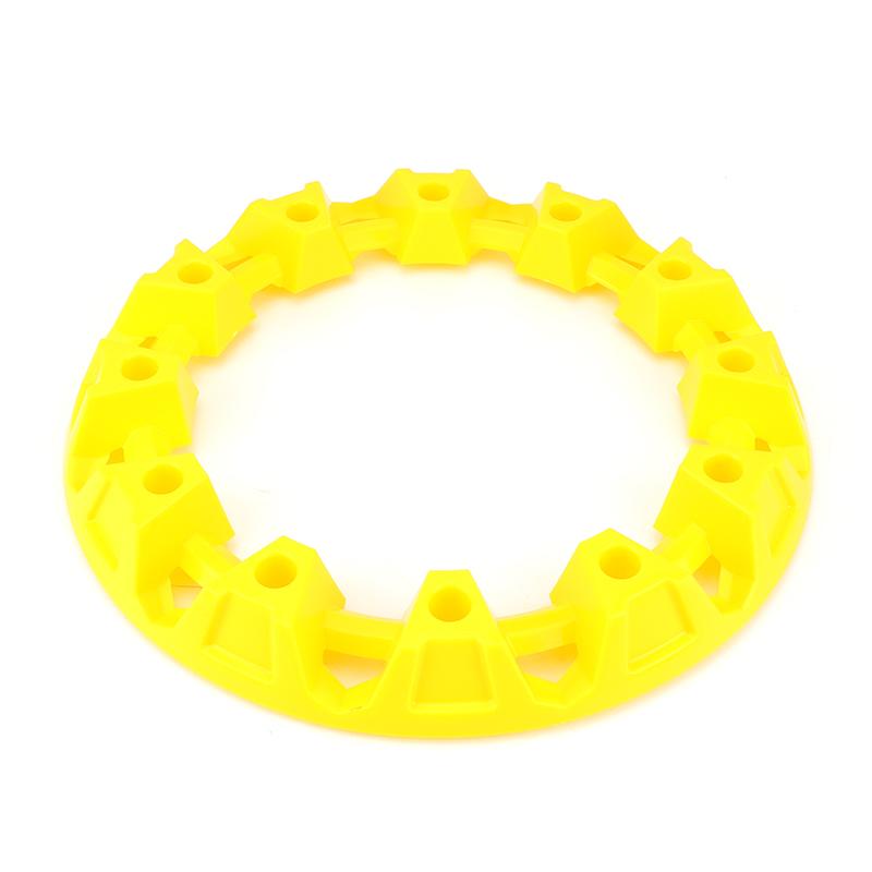 

4 Pack 10 Inch Wheels ATV Wheel Trim Rim Caps Hub Protectors Universal Vehicle All Terrain Wheel Plastic Cover Accessories жёлтый