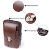 Men's Bag with Two Compartments Made of Genuine Leather VINTAGE Bag 22738 Brown