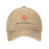 Șapcă de baseball spălată Jeanneau Yachts cu logo navă, șapci casual hip hop de vară pentru bărbați adulți, design pentru vânătoare camping, șapci de baseball
