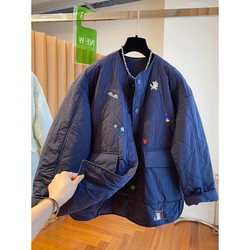 European Style Women s Slimming Cotton Padded Jacket - Autumn/Winter 2025 Collection Large XL
