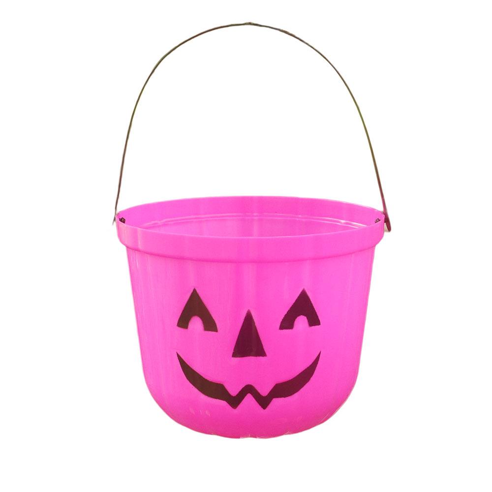 Handheld Pumpkin Lantern with Sound Control – Colorful Halloween Candy Bucket in Various Sizes