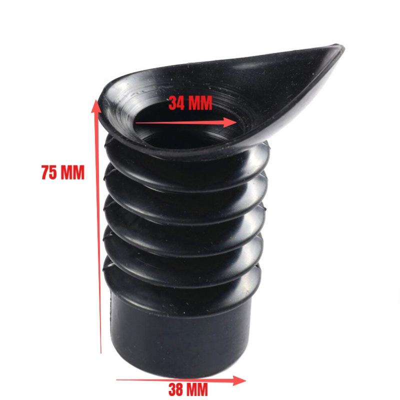 Retractable Soft Rubber Eye Protector with Light-Blocking Slanted/Flat Opening