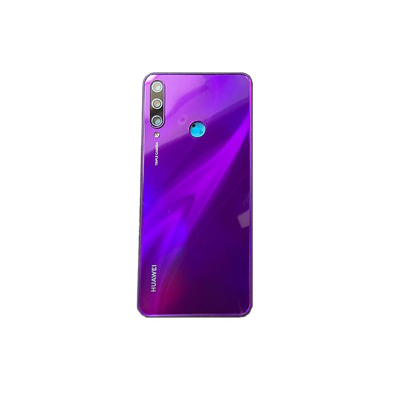 Nou pentru Huawei Y6P 2020 MED-LX9 LX9N Piese de reparare a carcasei ușii panoului din spate al bateriei cu cameră
